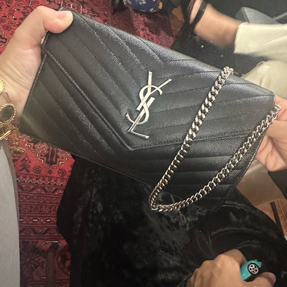 Ysl wallet on a chain, prestige condition. Comes with dust bag. From Nordstrom - Picture 3 of 3
